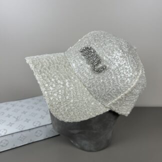 Miu Miu exquisite sequin trendy baseball cap