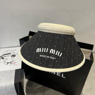 Miu Miu hollow headband sun hat