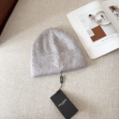Yves Saint Laurent knitted hats for men and women