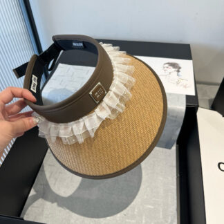 Miu Miu hollow headband sun hat
