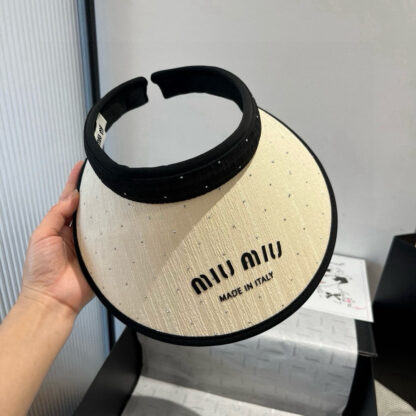 Miu Miu hollow headband sun hat - Image 2