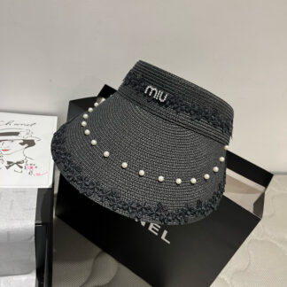 Miu Miu hollow headband sun hat