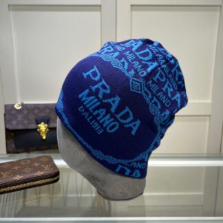 Prada wool blend knitted hat
