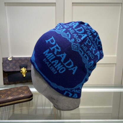 Prada wool blend knitted hat