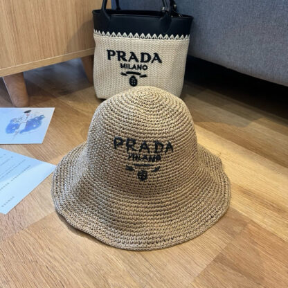 Prada Summer Folding Straw Hat