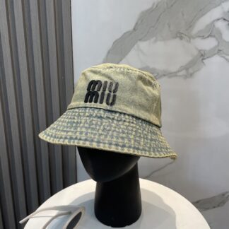 Miu Miu Denim Visor Bucket Hat