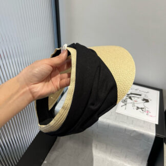 Prada Sun Visor Straw Hat