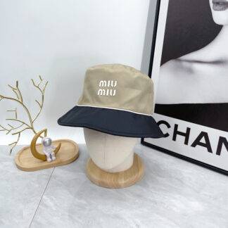 Miu Miu Colorblock Simple Bucket Hat