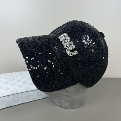Miu Miu chic sequined baseball cap - Image 2