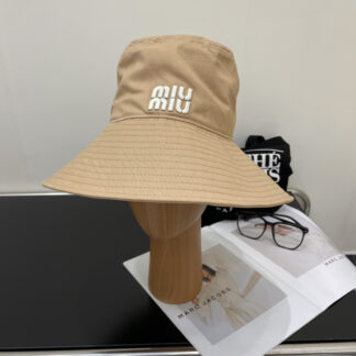 Miu Miu Fashion Large Brim Bucket Hat
