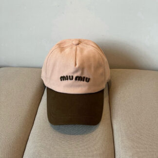 Miu Miu stylish colorblock baseball cap
