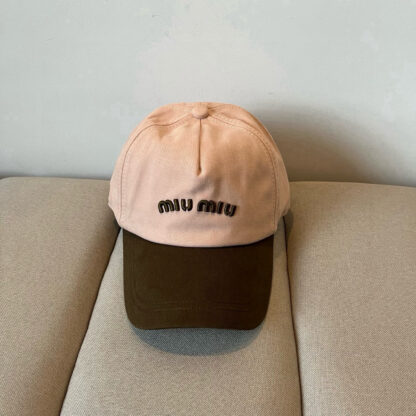 Miu Miu stylish colorblock baseball cap