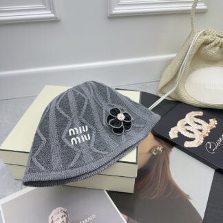 Miu Miu Fashion Knit Bucket Hat