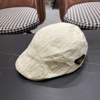Prada Spring and Summer Lightweight Fashion Retro Peaked Cap
