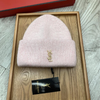 Yves Saint Laurent fine wool knitted hat