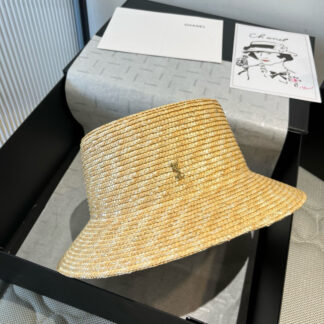 Yves Saint Laurent new raffia basin hat