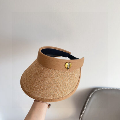 Yves Saint Laurent new densely woven holiday style sun hat hollow hat - Image 2
