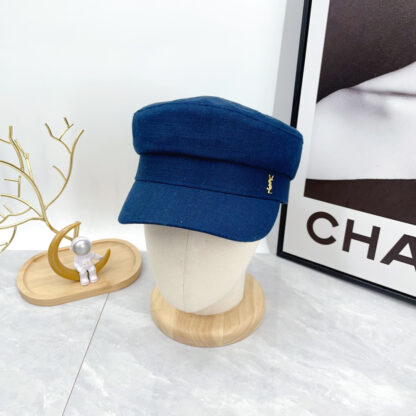 Yves Saint Laurent new duckbill military cap