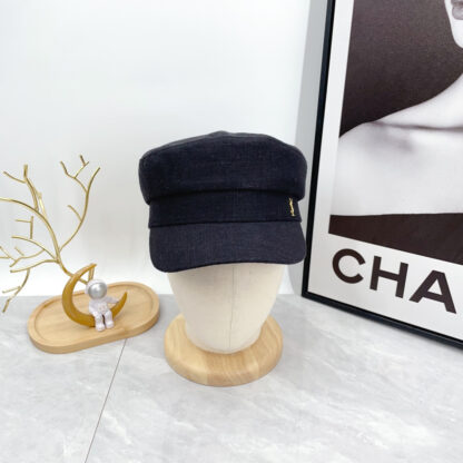 Yves Saint Laurent new duckbill military cap