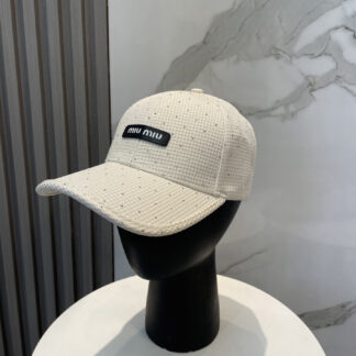 Miu Miu new diamond baseball cap