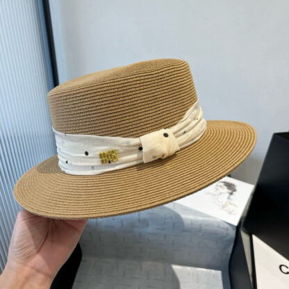 Miu Miu new flat top sun hat - Image 2