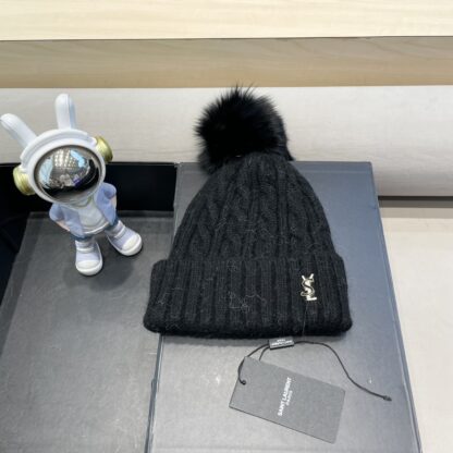 Yves Saint Laurent wool-blend knitted hat