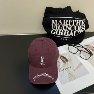 Yves Saint Laurent early spring new simple baseball cap