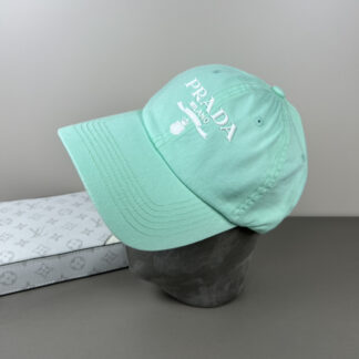 Prada recent triangle logo everyday baseball cap