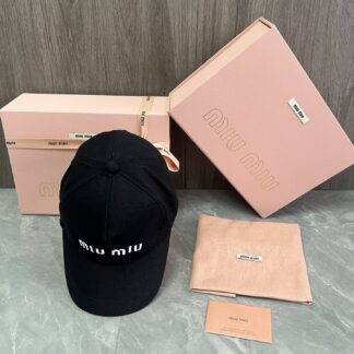 Miu Miu embroidered baseball cap