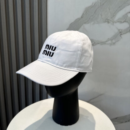 Miu Miu embroidered baseball cap