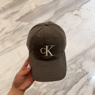 Calvin Kleinf washed denim series, casual and versatile baseball cap
