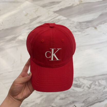 Calvin Kleinf washed denim series, casual and versatile baseball cap
