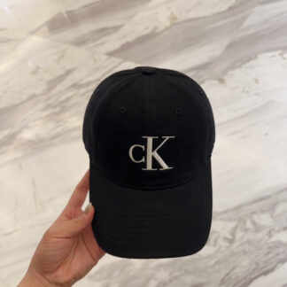 Calvin Kleinf washed denim series, casual and versatile baseball cap