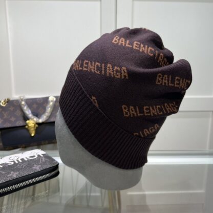 Balenciaga autumn and winter unisex letter knitted hat