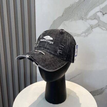 Balenciaga Korean style distressed washed vintage cap
