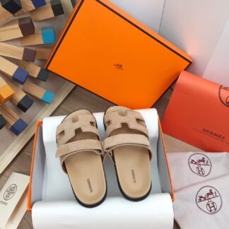 Hermès Spring/Summer New Apricot Comfort Slippers