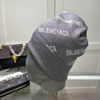 Balenciaga autumn and winter unisex letter knitted hat