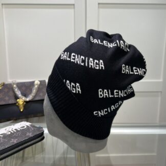 Balenciaga autumn and winter unisex letter knitted hat