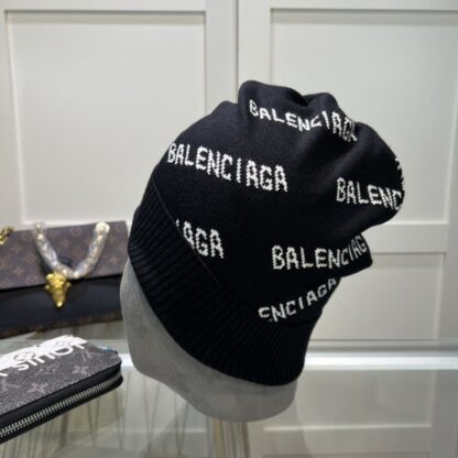 Balenciaga autumn and winter unisex letter knitted hat