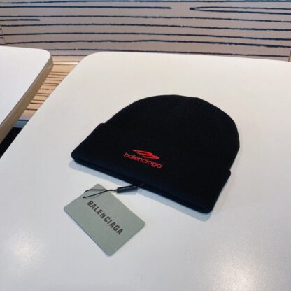 Balenciaga autumn and winter unisex letter knitted hat