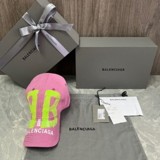 Balenciaga all-match logo embroidered baseball cap