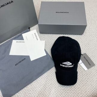 Balenciaga all-match logo embroidered baseball cap