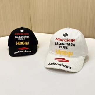 Balenciaga Unisex Korean British Casual Custom Baseball Cap