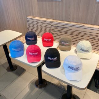 Balenciaga Unisex Korean British Casual Custom Baseball Cap