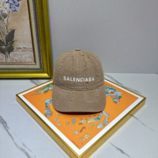 Balenciaga pure cotton old fashioned baseball cap