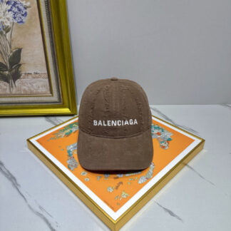 Balenciaga pure cotton old fashioned baseball cap