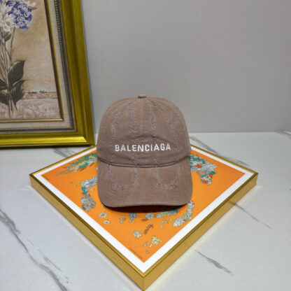 Balenciaga pure cotton old fashioned baseball cap