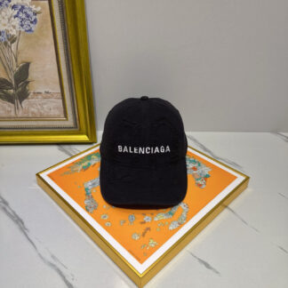 Balenciaga pure cotton old fashioned baseball cap