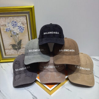 Balenciaga pure cotton old fashioned baseball cap