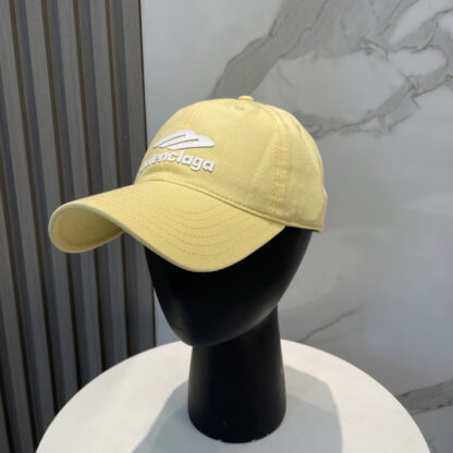 Balenciaga washed cotton trendy baseball cap